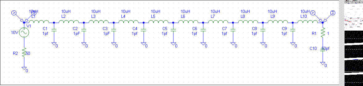 delay line loading coil phase delay