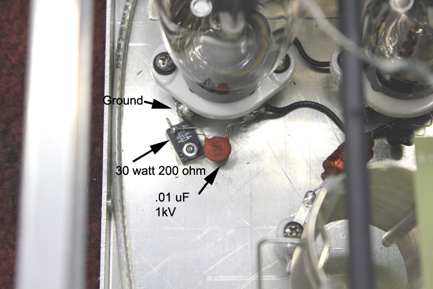 reduce sensitivity to certain tube types 811A tube