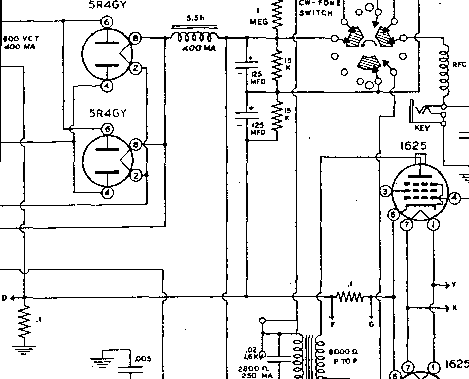 tube transmitter plate current meter