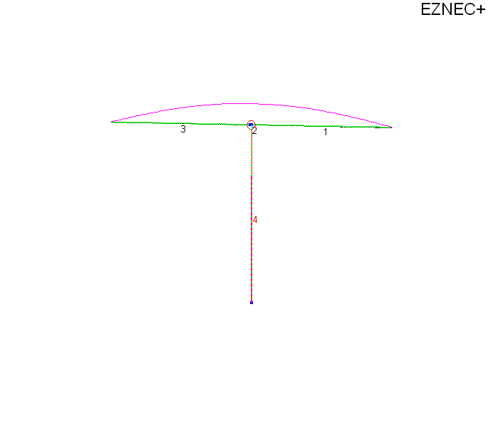 1/4 wave high dipole CM