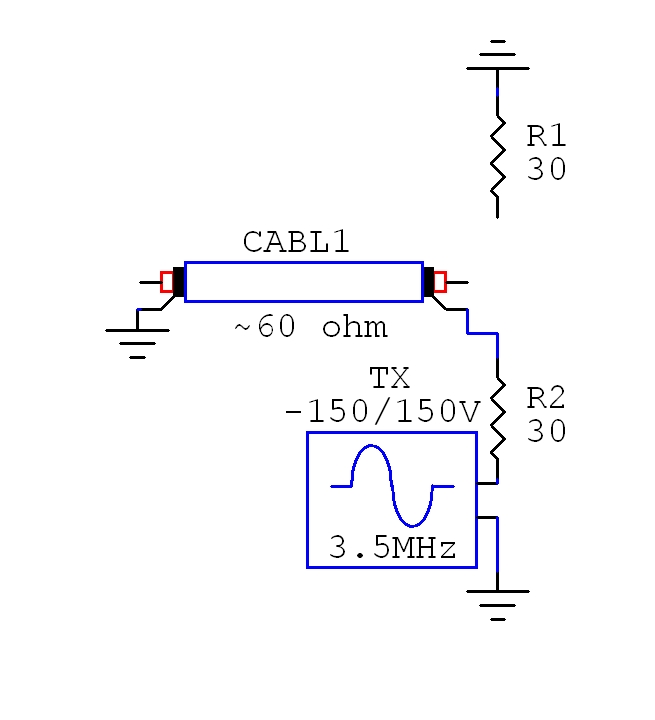 dipole common mode driving feedline