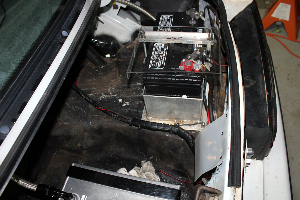 NHRA IHRA legal trunk battery