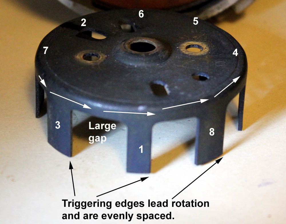 shutter wheel ford distributor 