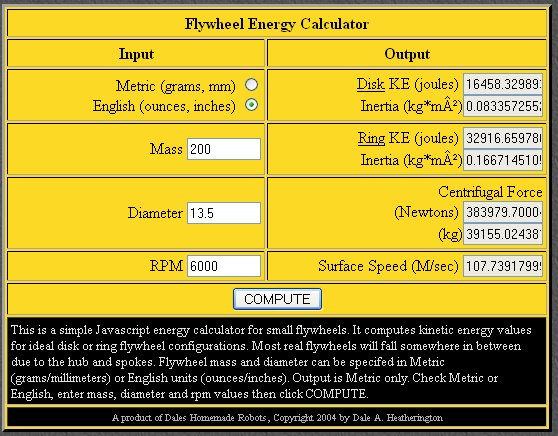 energy flywheel aluminum horsepower