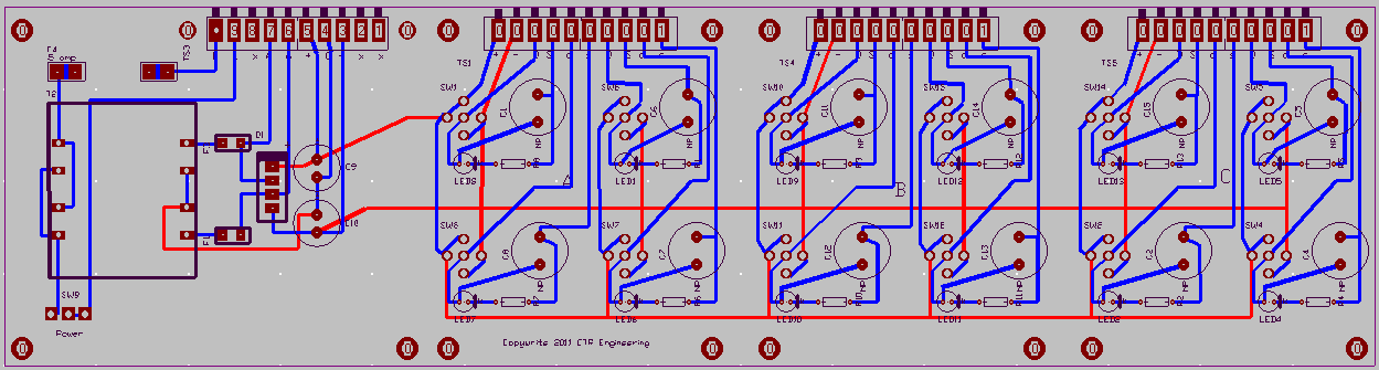 turnout control circuit board