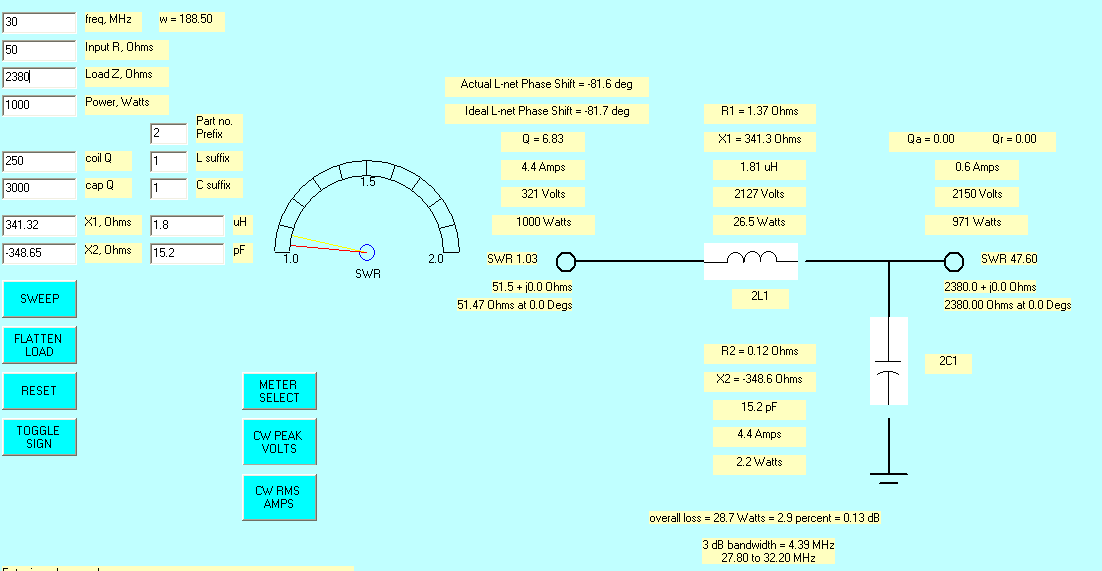 L network ten meter high Z