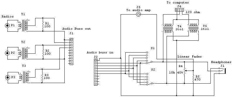 Audio bridging switching system