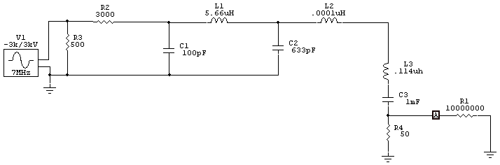 7 MHz tank filter and stub location