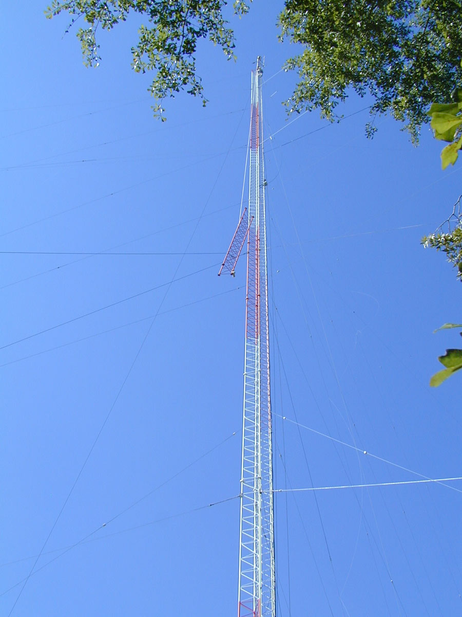 guiding tower sections into place