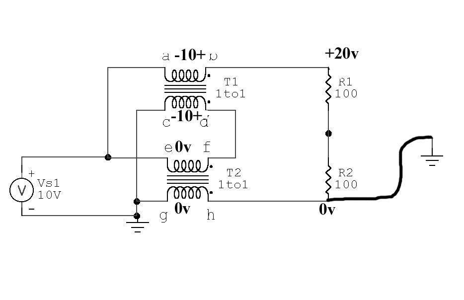 4:1 Balun transformer current balun