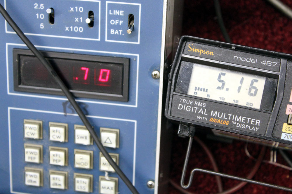 filament voltage sag common filament and plate transformer