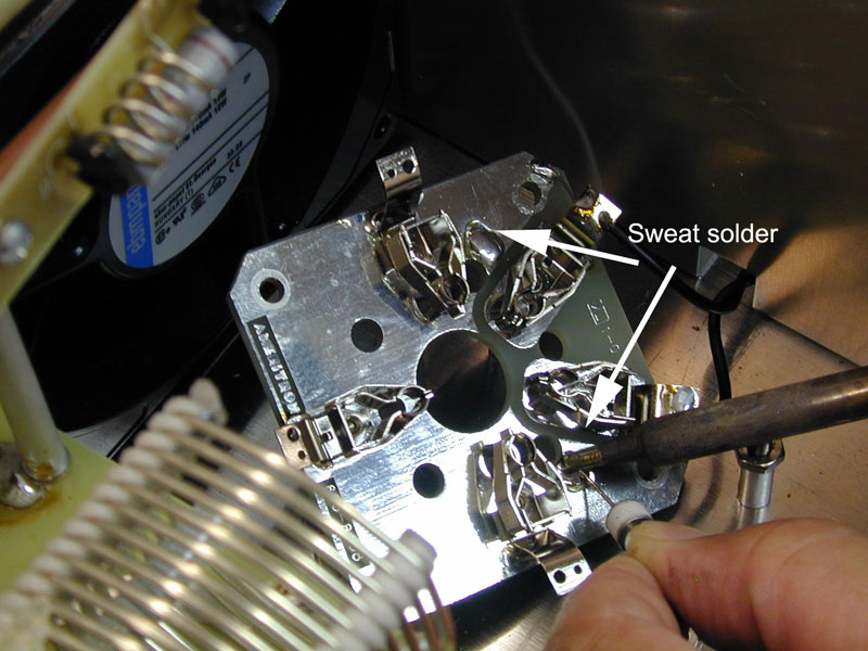 AL80B AL572 sweat soldering