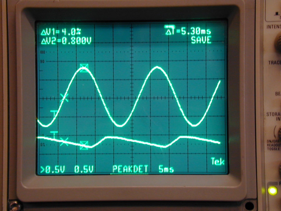 EBS-1 ripple when audio is applied