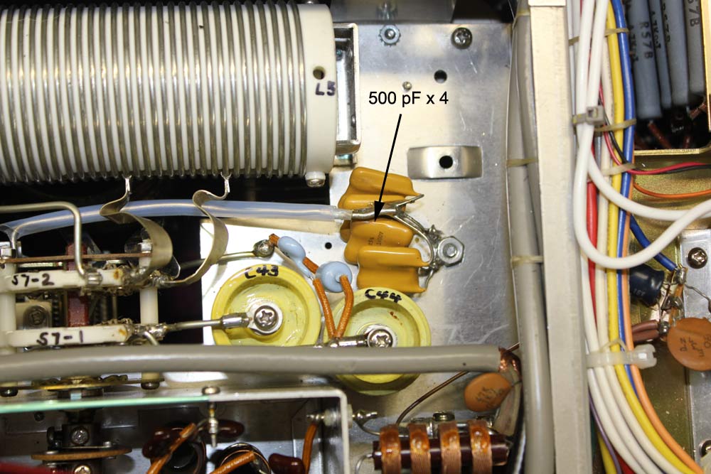 Kenwood TL922 loading capacitor 160 meters