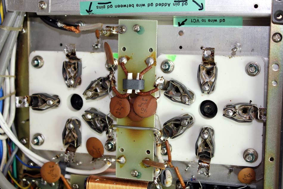 TL-922 Kenwood amplifier clean off grid pins 