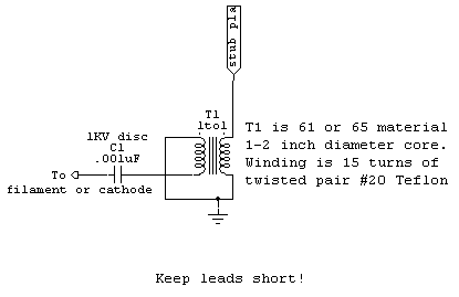 neutralization circuit typical of AL811H and AL1200 by W8JI