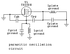 parasitic oscillation circuit