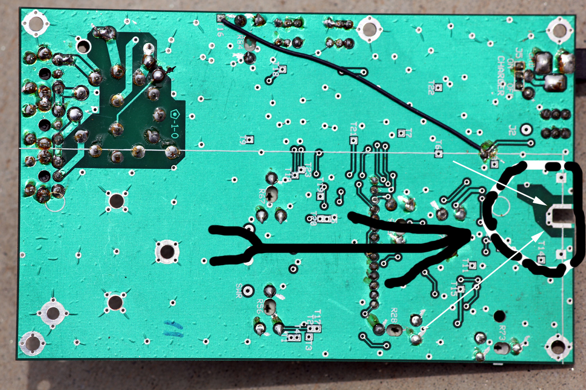 MFJ259 connector pin circuit board change