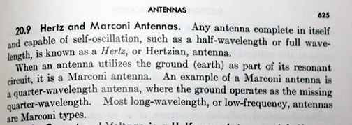 definition marconi hertz J-pole Zepp