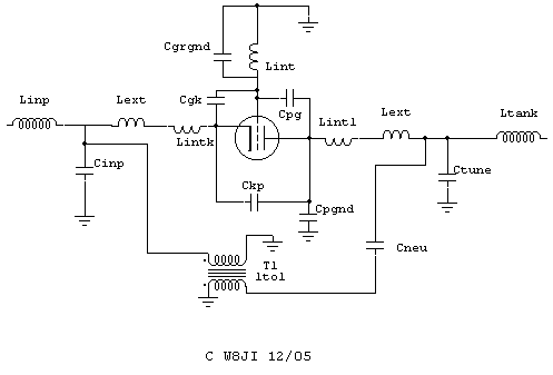 neutralizing amplifer grounded grid