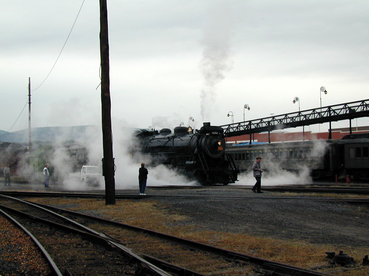 Steam switch in yard