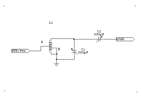 ATR10 Ameritron RF matching schematic