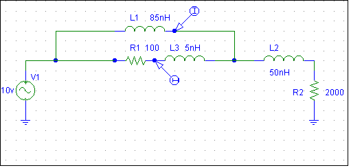 equivalent circuit VHF parasitic suppressor